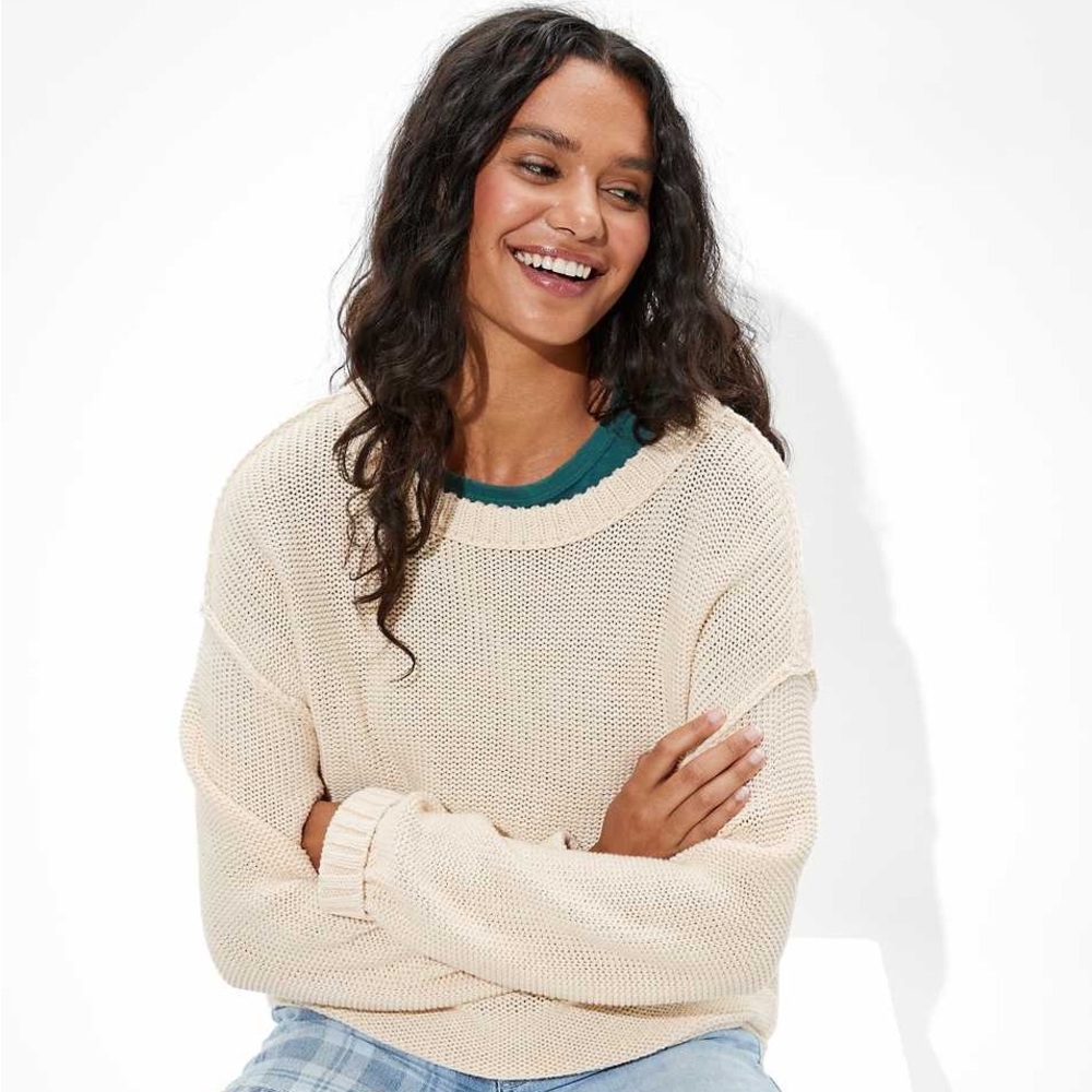 American Eagle Easy Crewneck Sweater